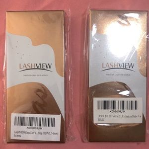 2 boxes- LashView False Eye Lashes, Nwt